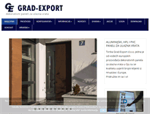 Tablet Screenshot of grad-export.hr